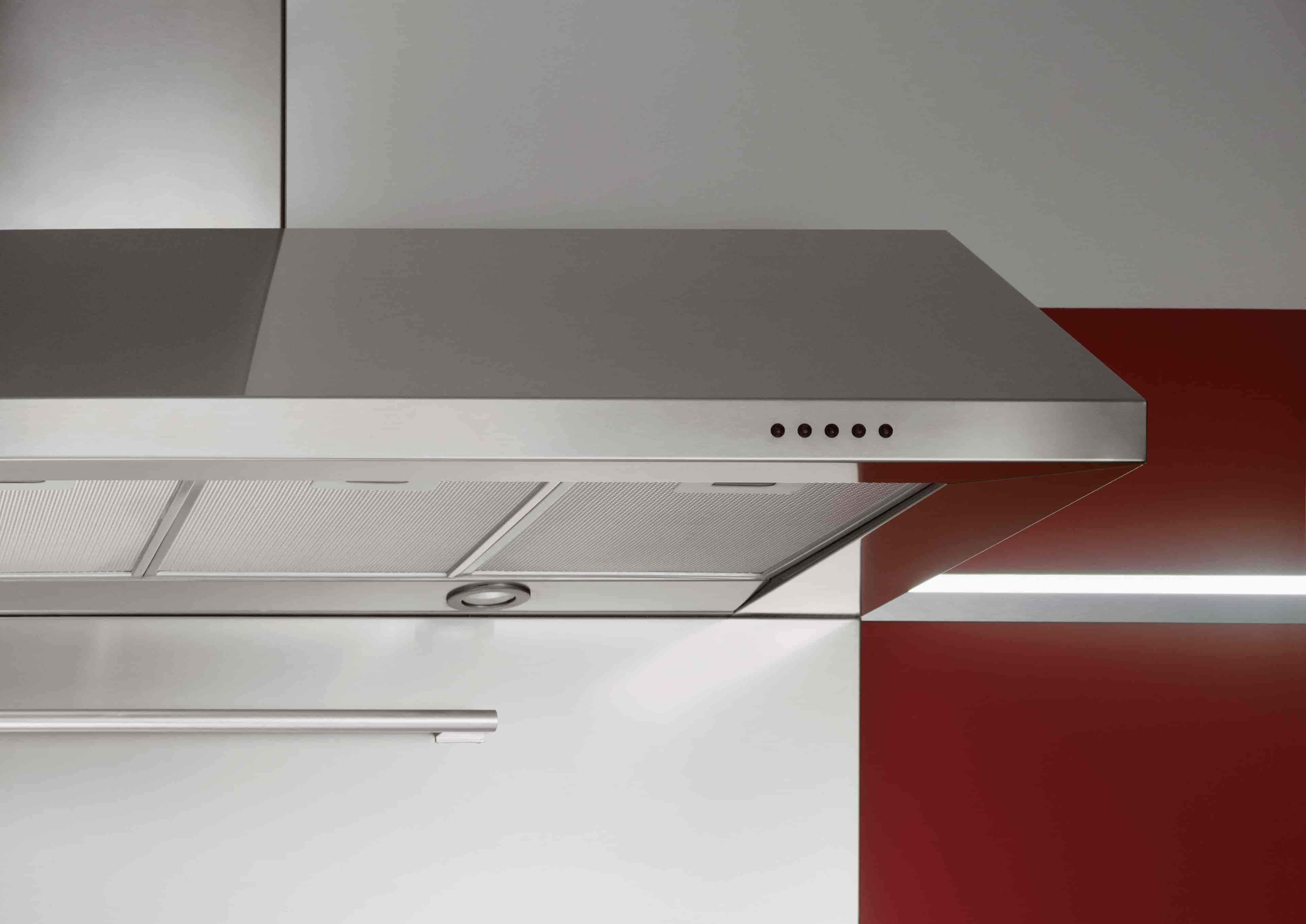 Bertazzoni, Fläkt vägghängd/underbyggnad 120 cm, Rostfri