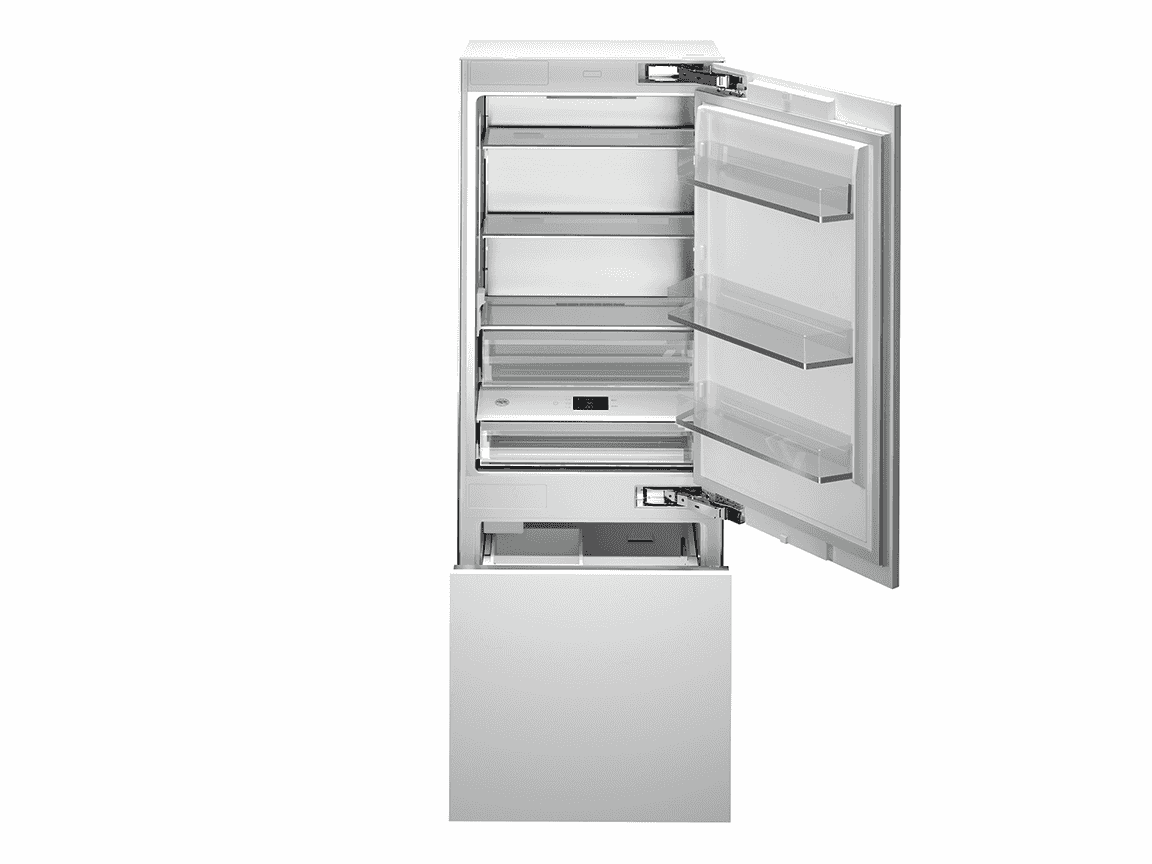 Bertazzoni, Helintegrerad kyl/frys 75 cm med ismaskin & vattendispenser, door-on-door, 213 hög