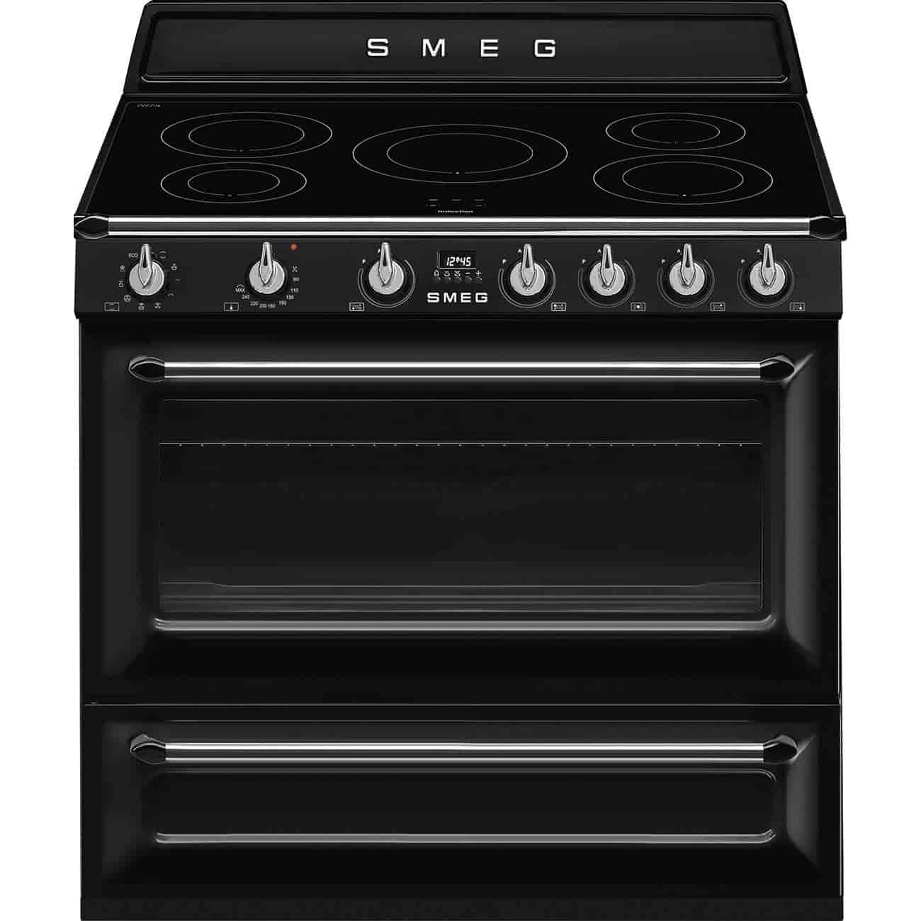 Smeg TR90IBL2, Induktionsspis 90cm