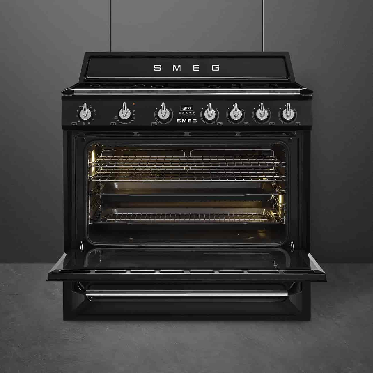 Smeg TR90IBL2, Induktionsspis 90cm