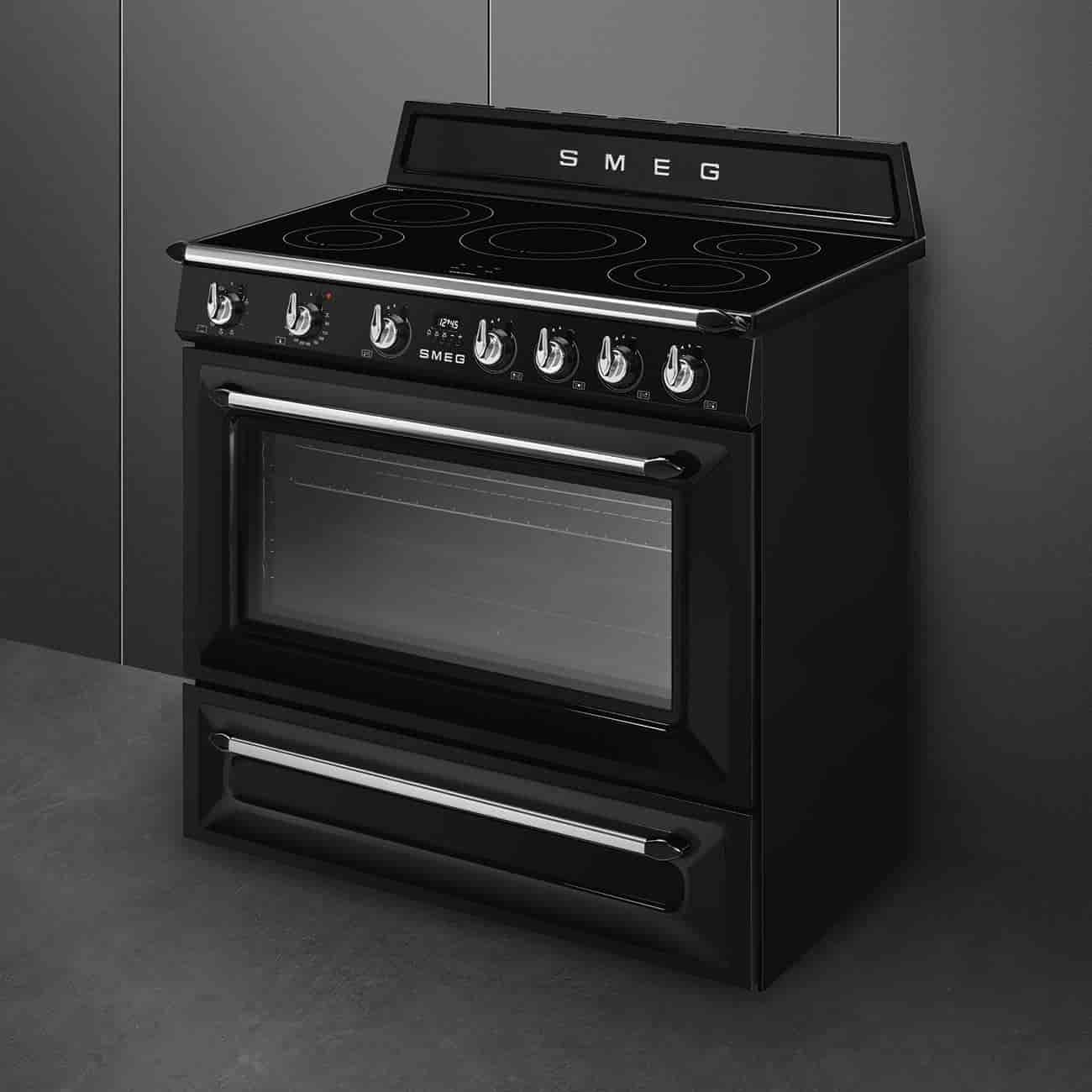 Smeg TR90IBL2, Induktionsspis 90cm