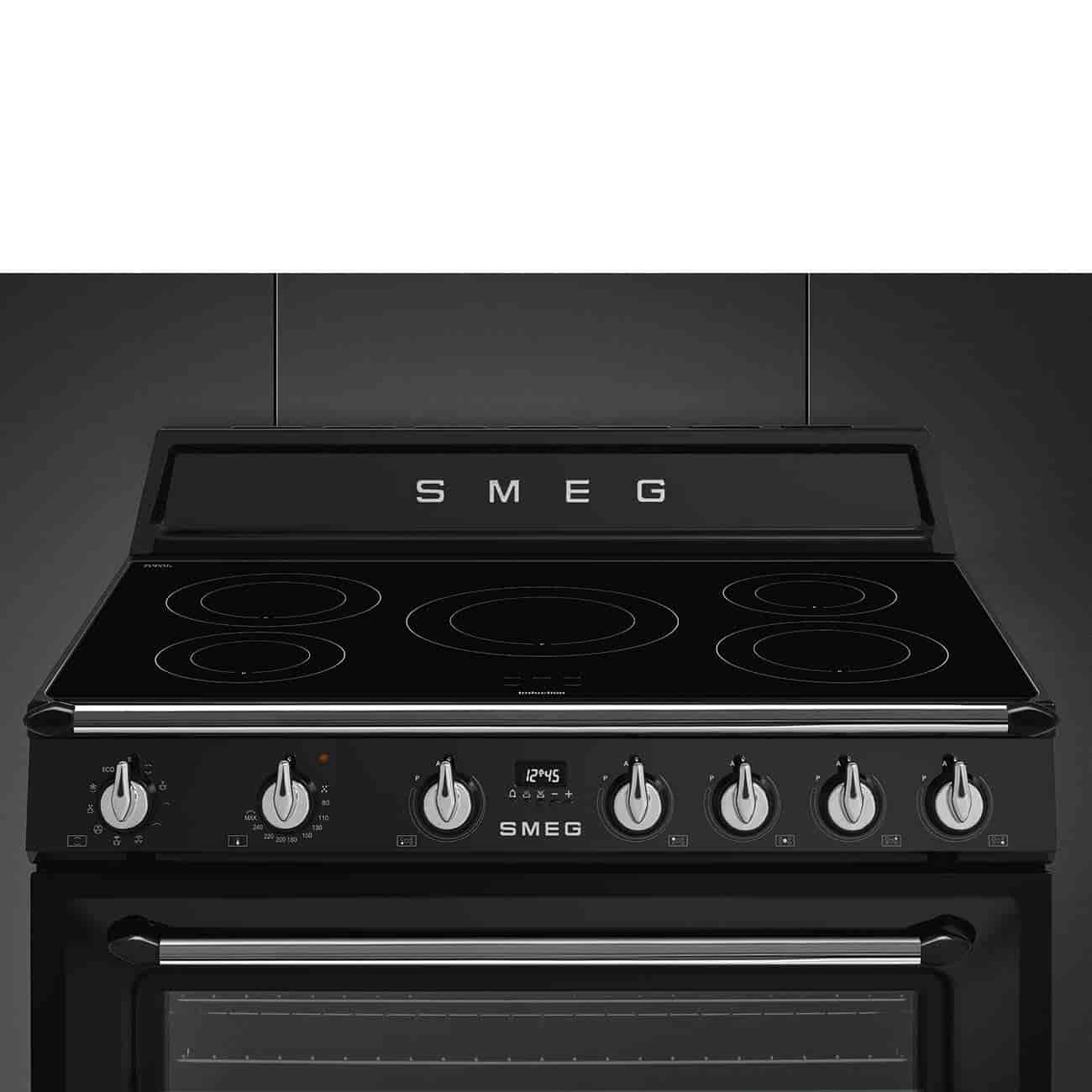 Smeg TR90IBL2, Induktionsspis 90cm