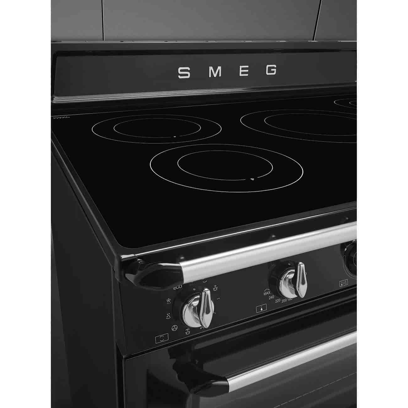 Smeg TR90IBL2, Induktionsspis 90cm