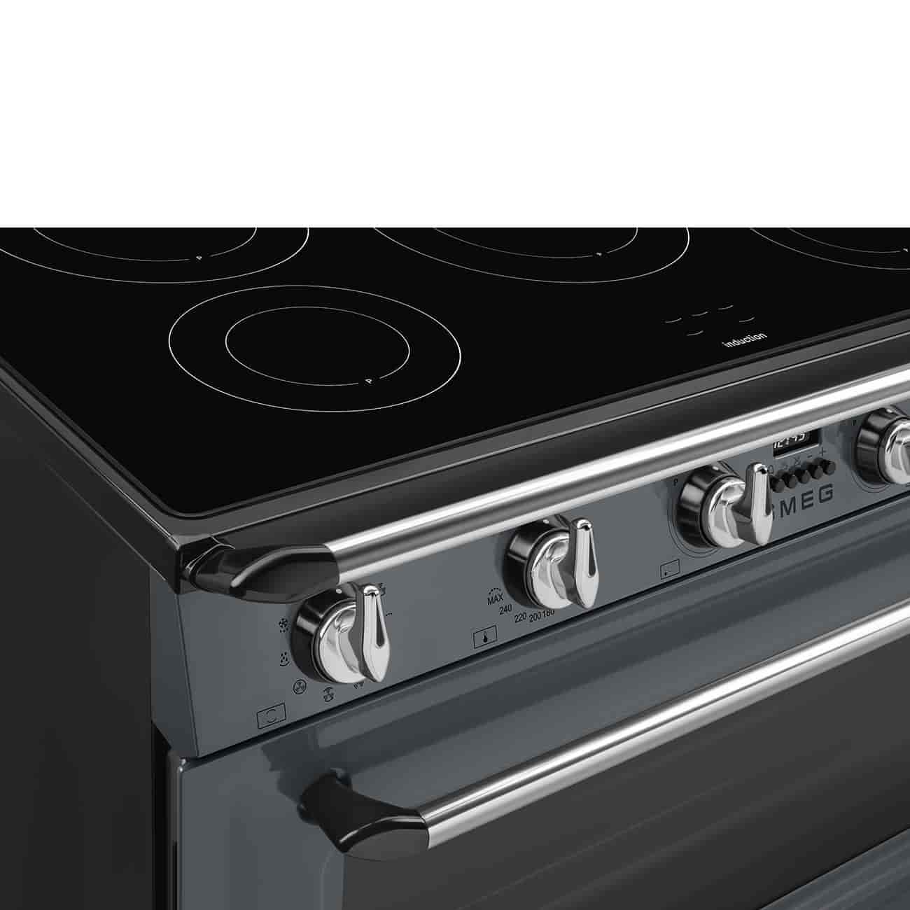 Smeg TR90IGR2, Induktionsspis 90cm