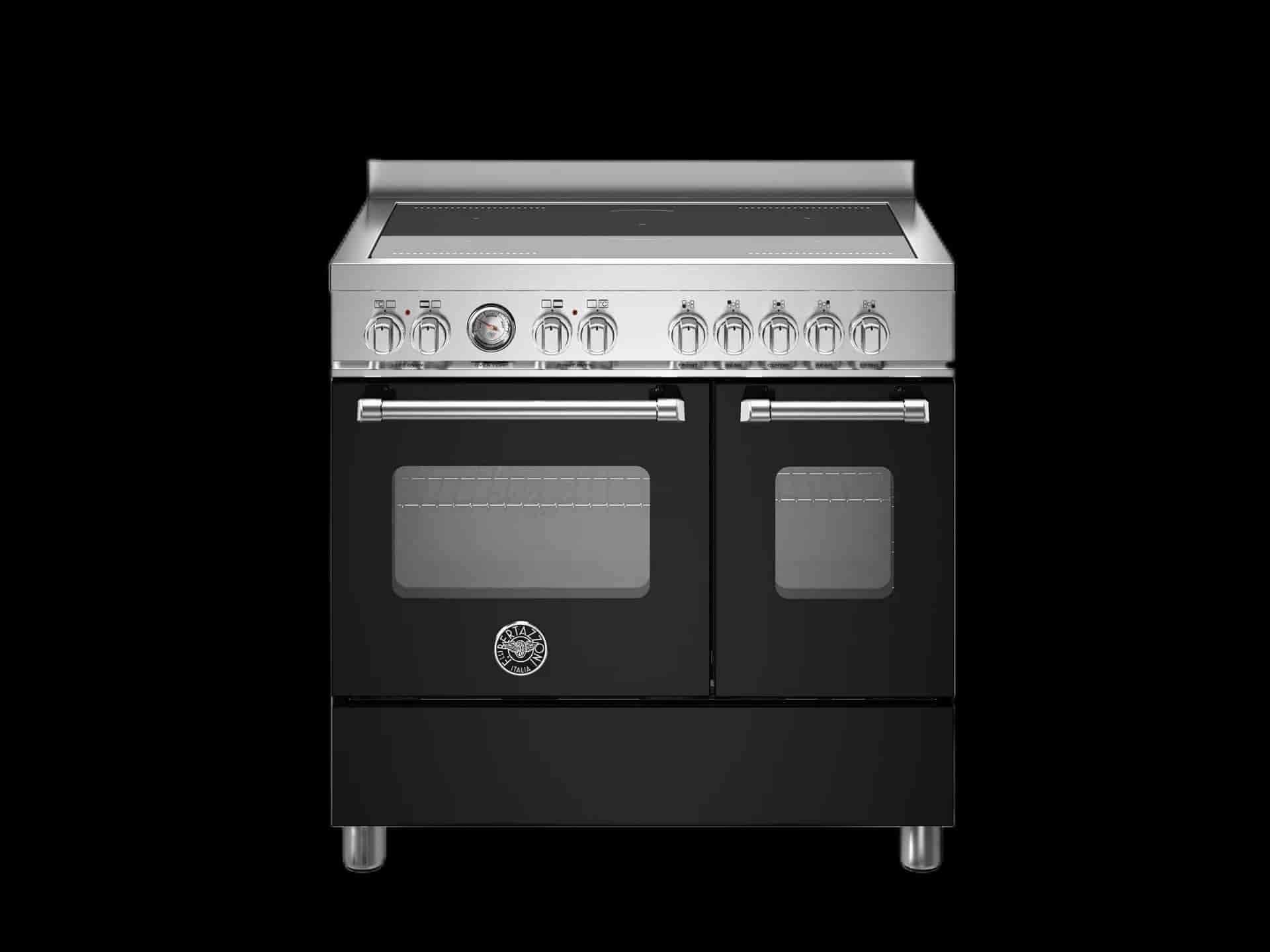 Bertazzoni spis, Master, 90x60, 2 Ugnar, Svart