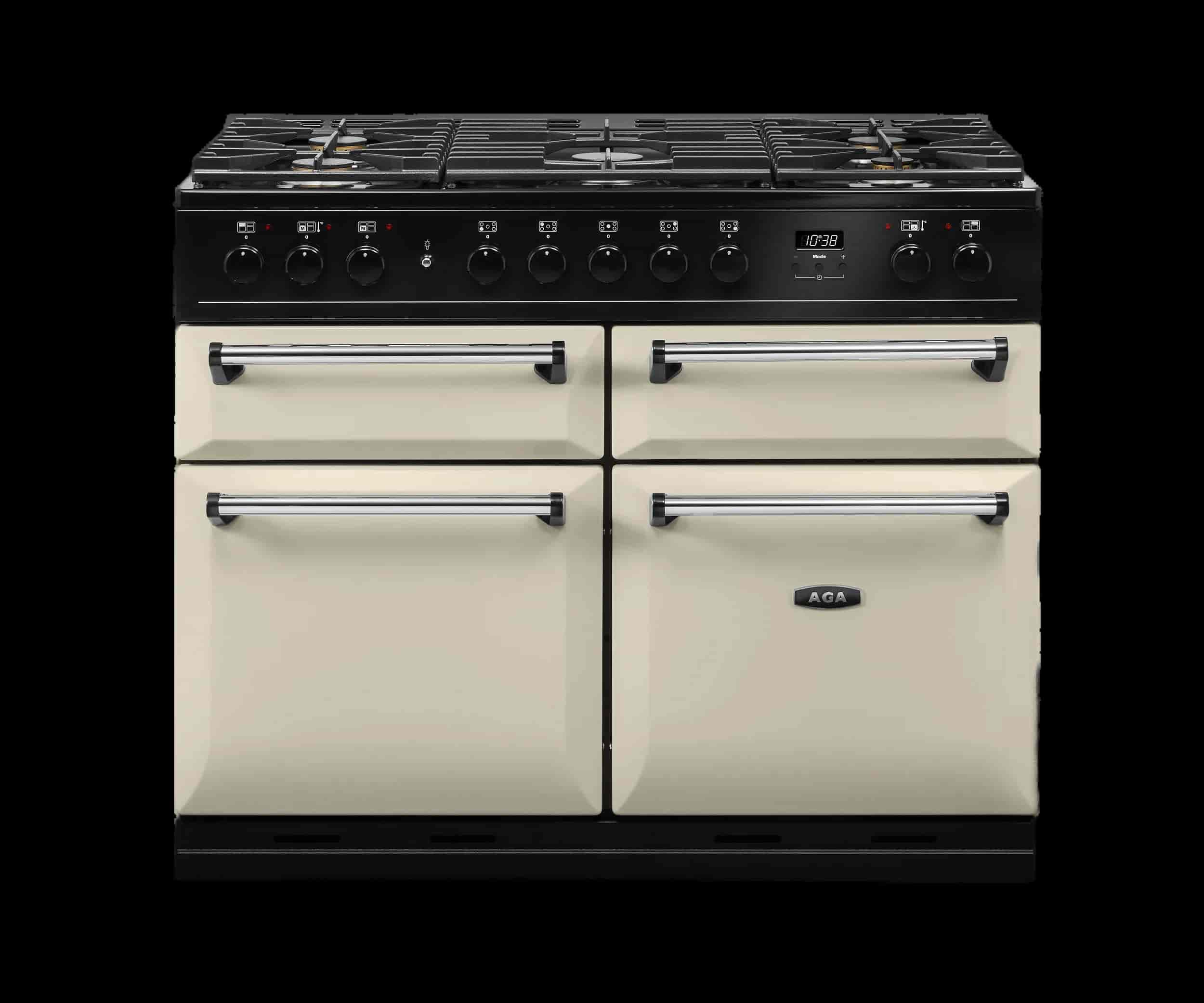 AGA Masterchef Deluxe Gasspis 110 cm, Gräddvit