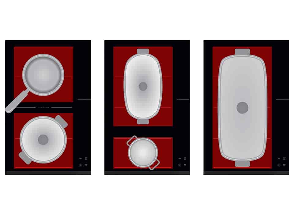 Smeg, Induktionsspis 90x60 cm Antracit