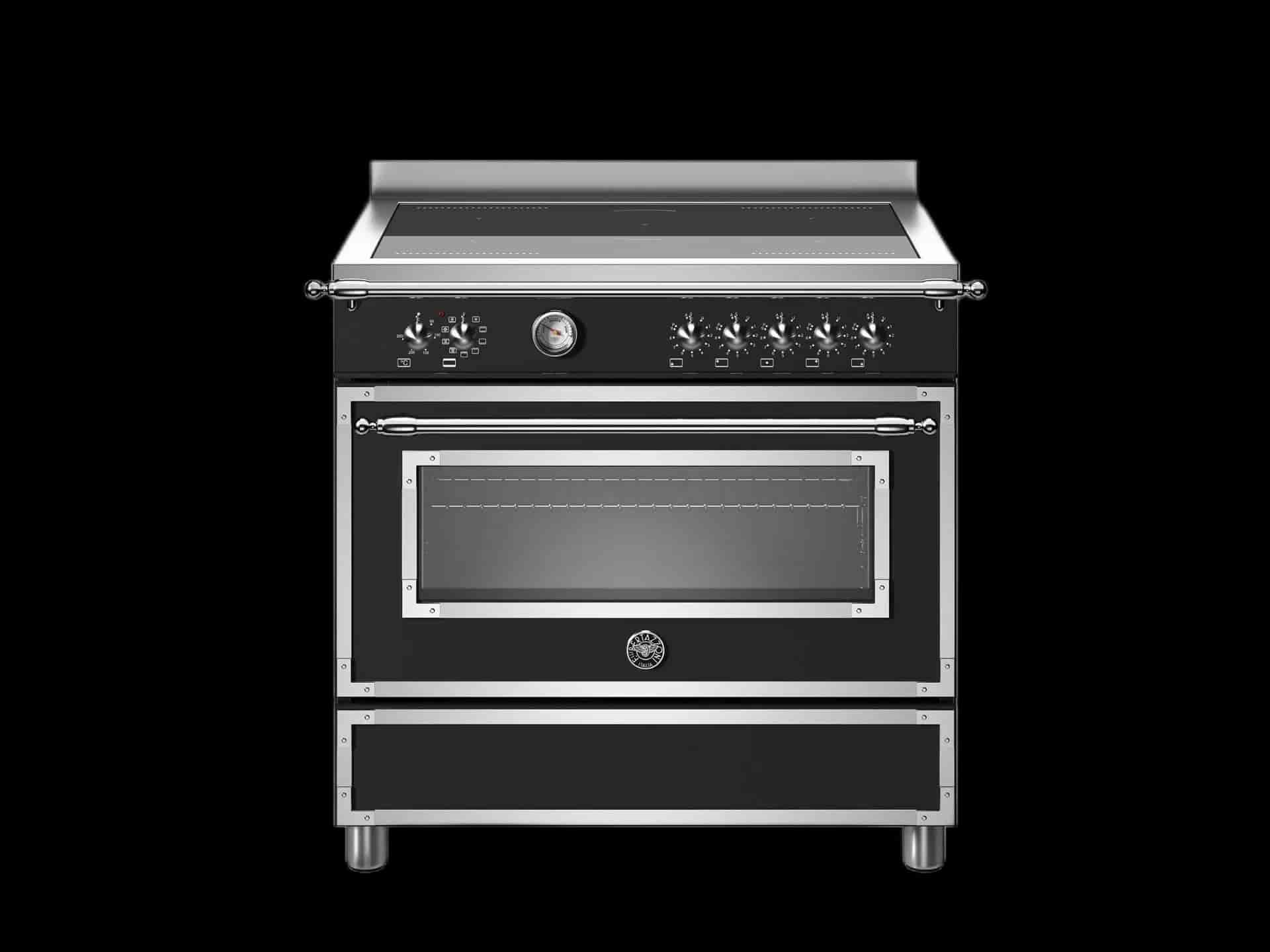 Bertazzoni spis, Heritage, Spis 90x60 1 Ugn, Svart