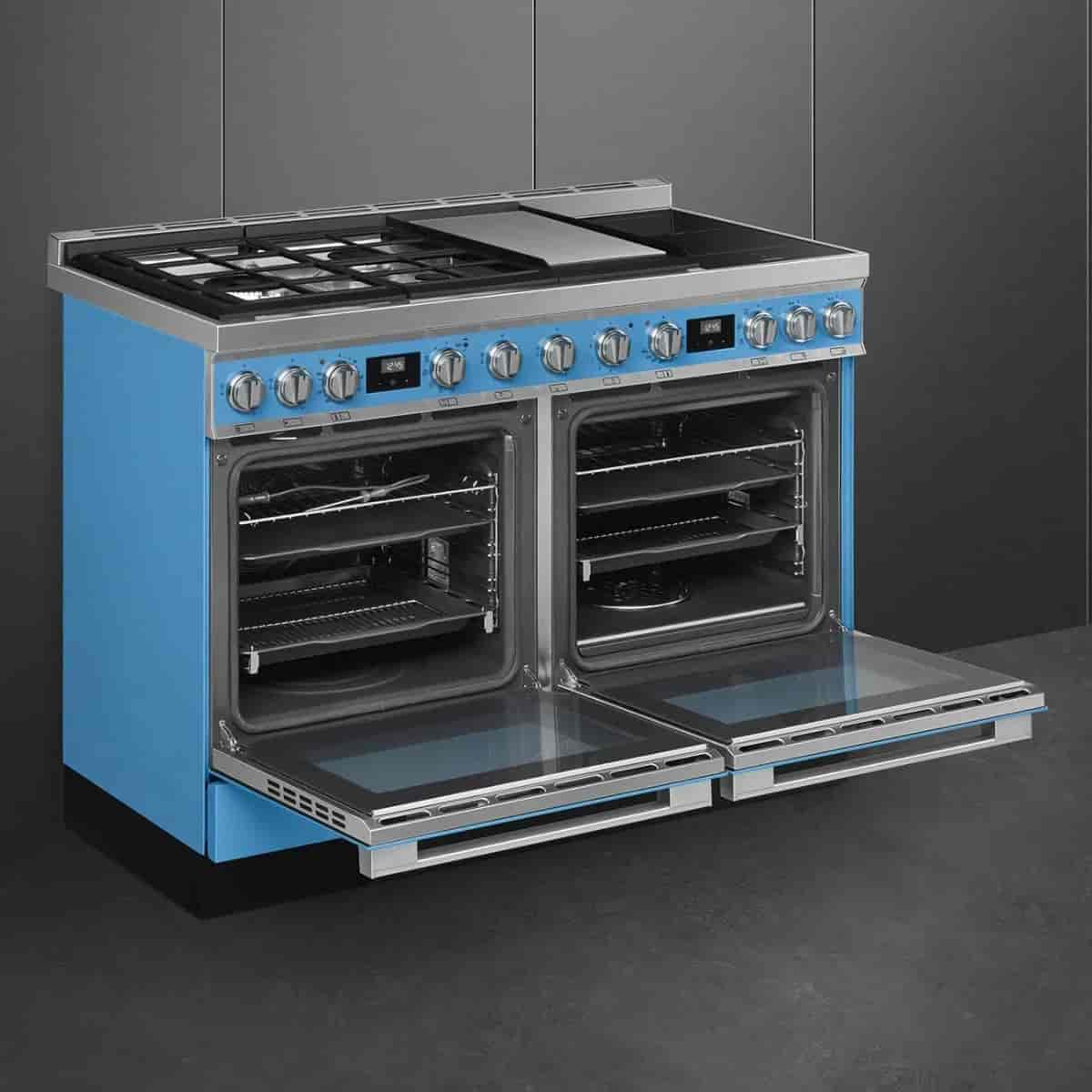 Smeg Portofino, 120cm spis, Blå