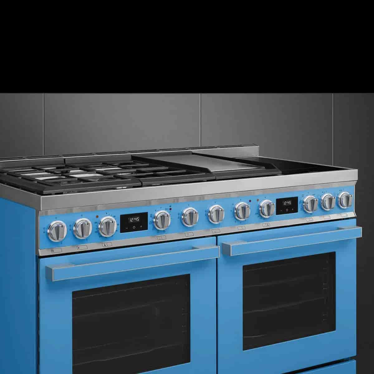 Smeg Portofino, 120cm spis, Blå
