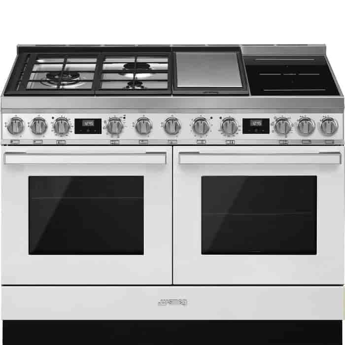 Smeg Portofino, 120cm spis, Vit