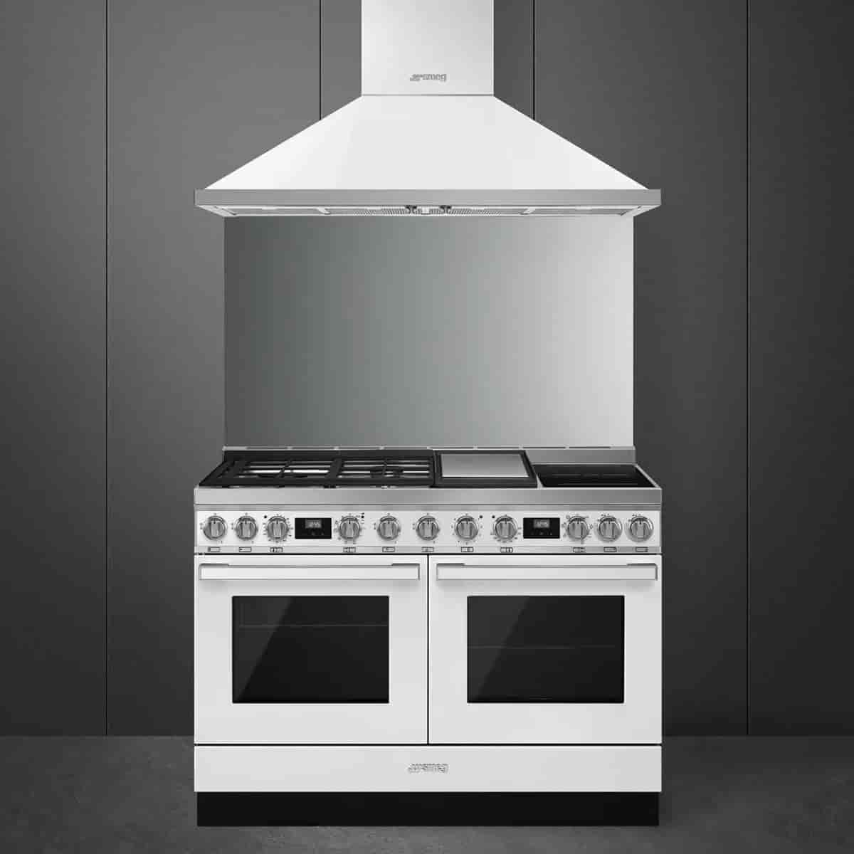 Smeg Portofino, 120cm spis, Vit
