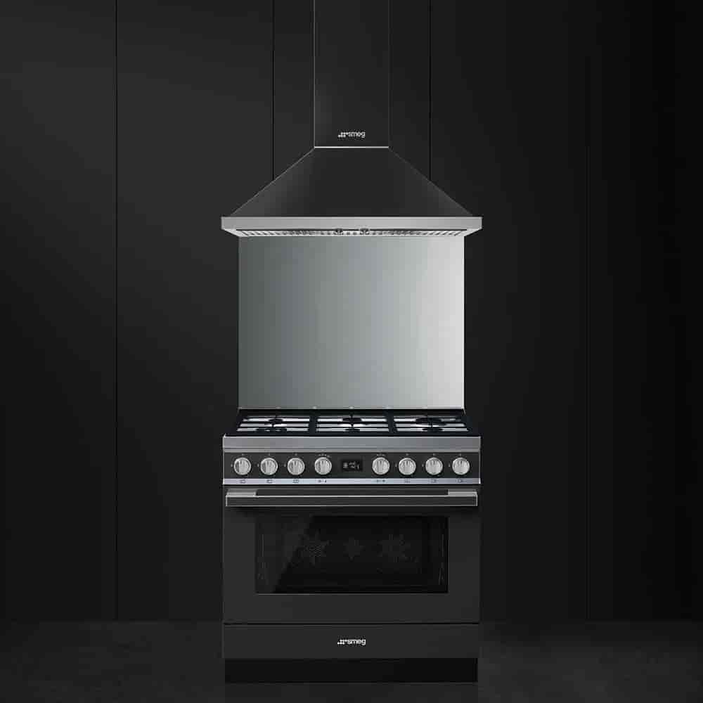 Smeg Portofino Gasspis, 90cm Antracit, CPF9GMAN