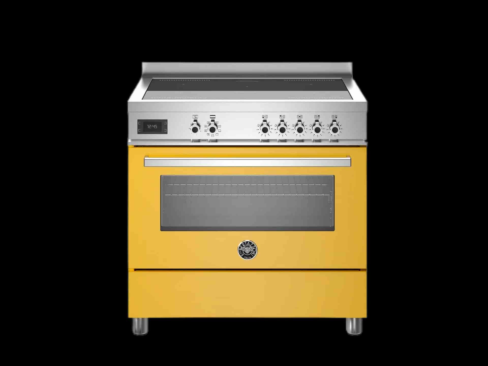 Bertazzoni spis, Professional, 90x60 1 Ugn, Gul
