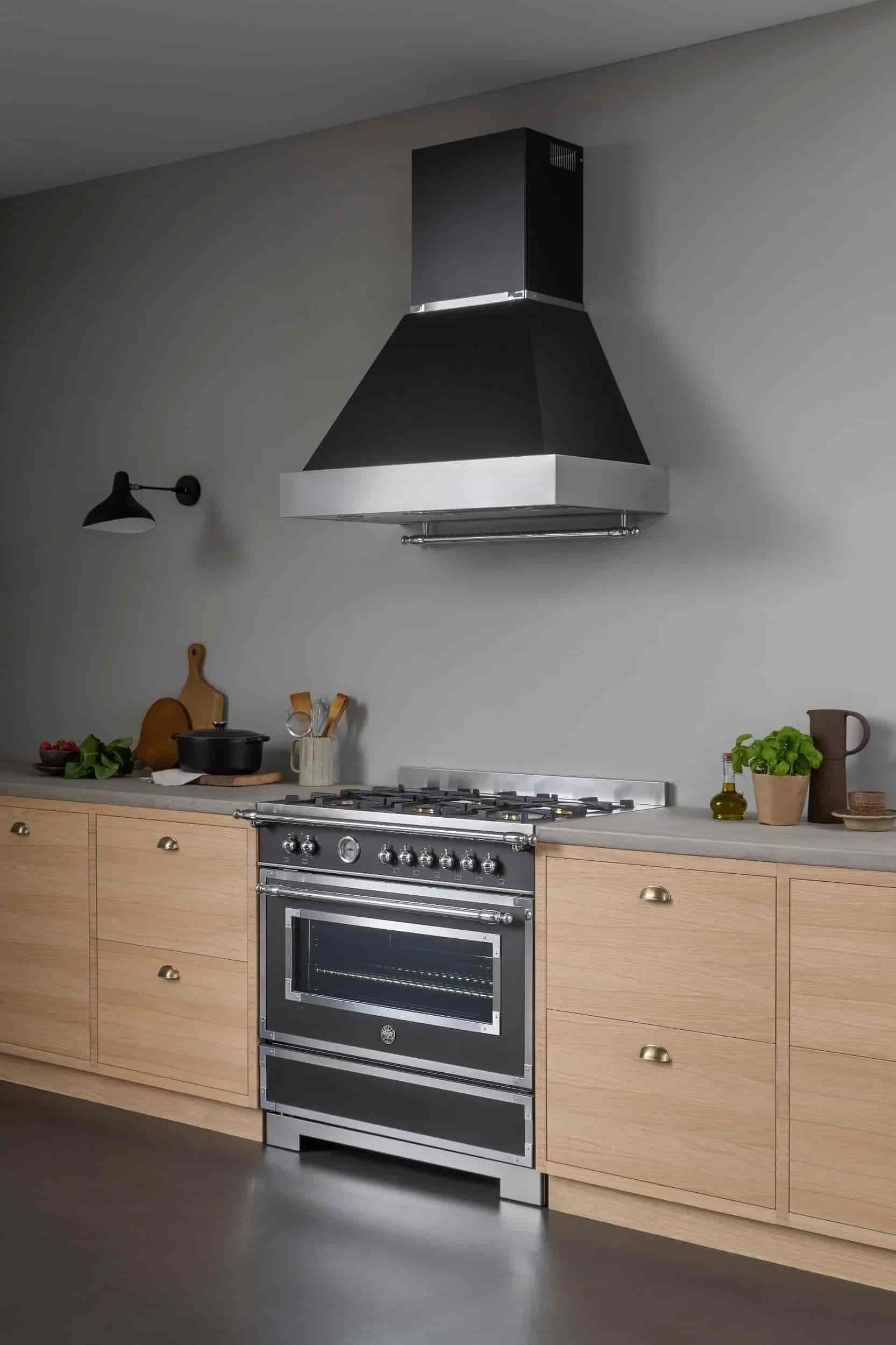 Bertazzoni Heritage, Gasspis 90x60 1 Ugn,Svart