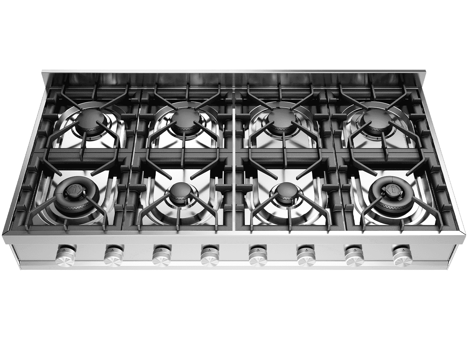 Ilve, Professional Plus gashäll/bänkhäll 120, 8 brännare, dual