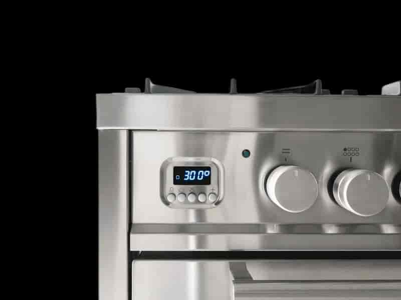 Ilve, Professional Plus spis 90 cm, 6 gas, 1 ugn 90