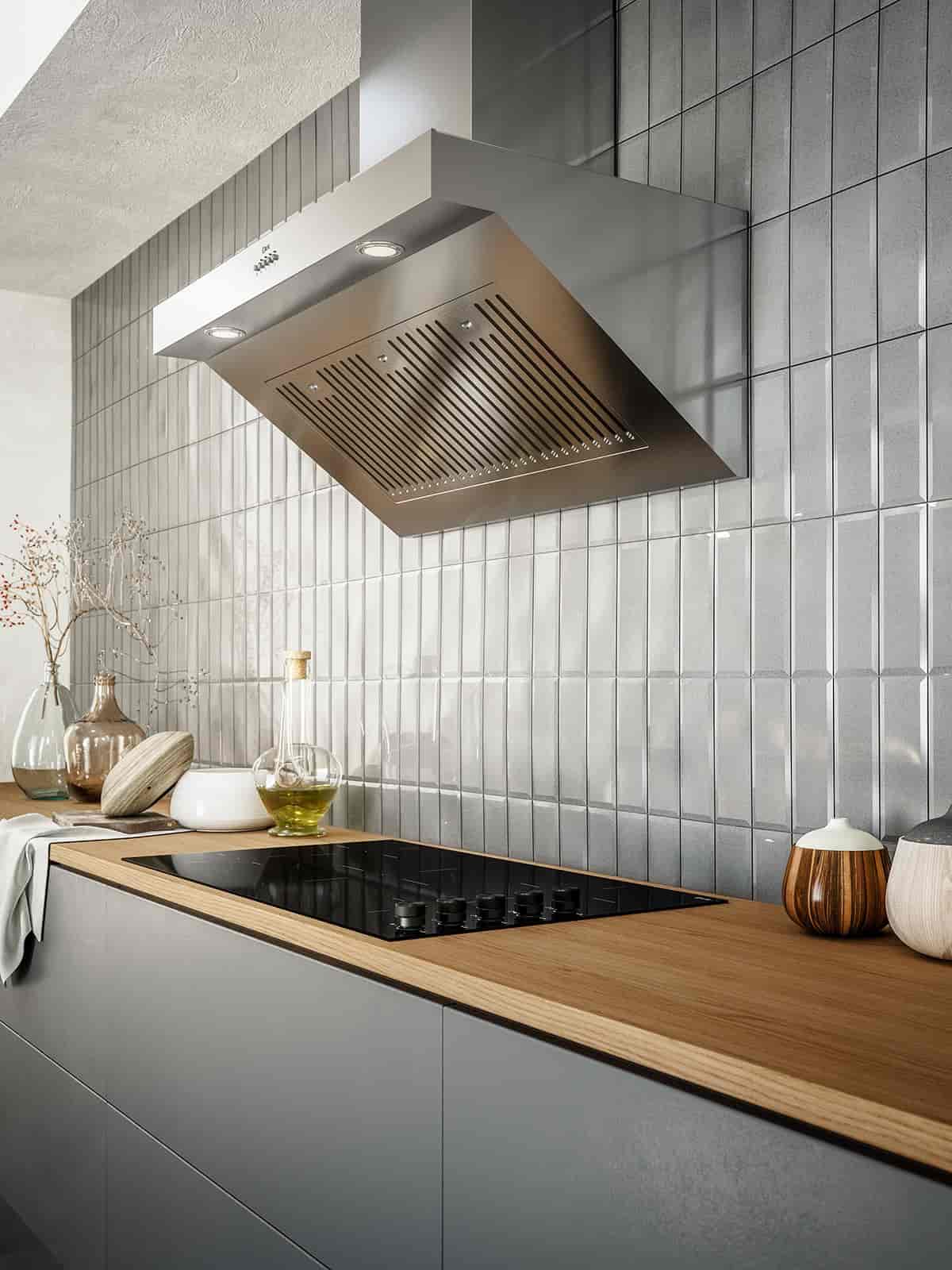 Ilve, Professional Plus induktionshäll 90 cm, 5 zoner, vred mattsvart