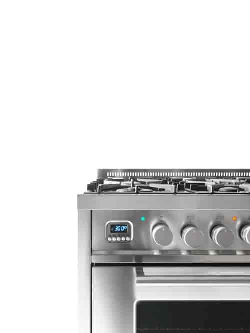 Ilve, Professional Plus spis 100 cm, 6 gas, ugn 60+40