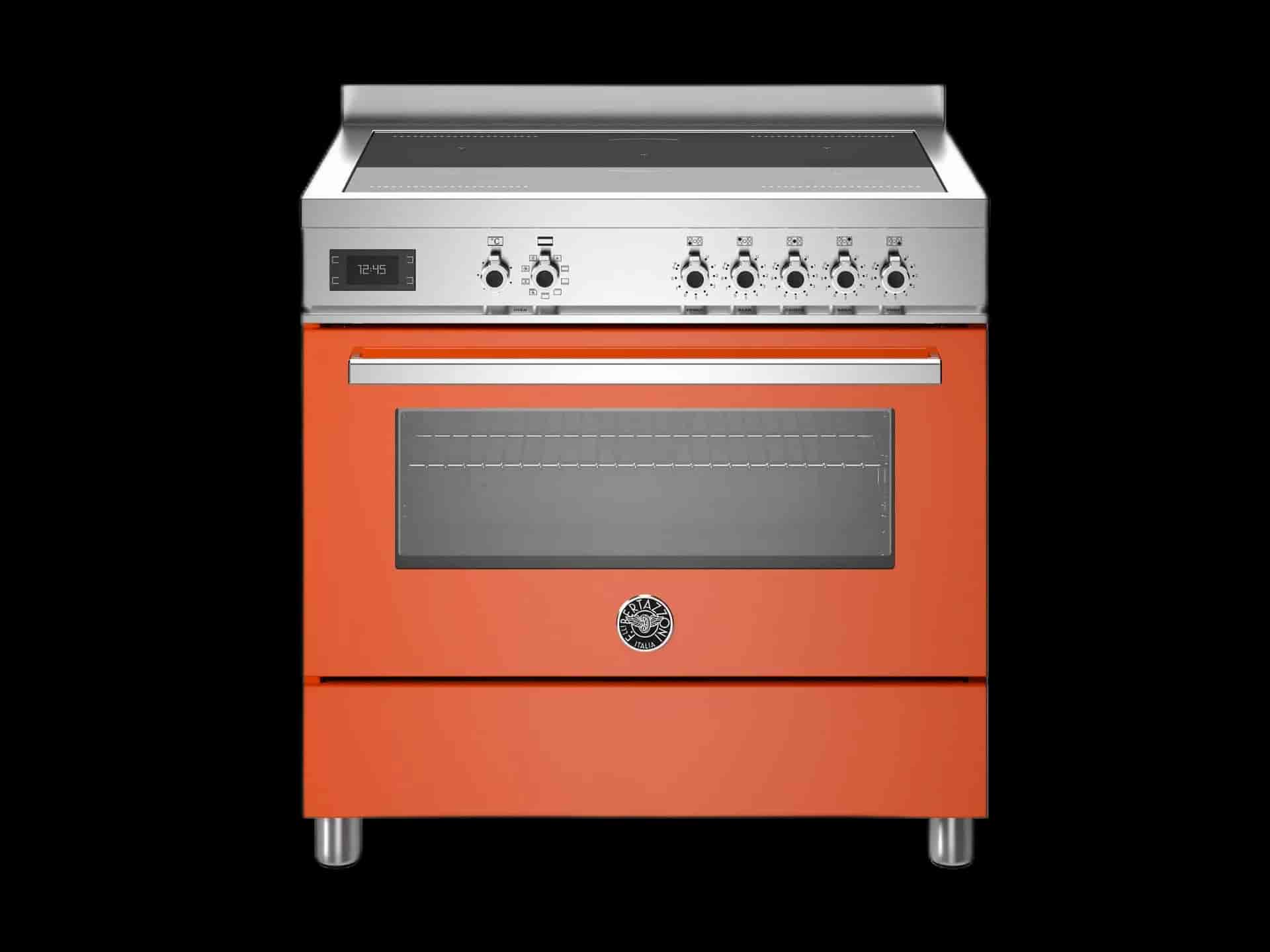 Bertazzoni Induktionsspis, Professional, 90x60 1 Ugn, Orange