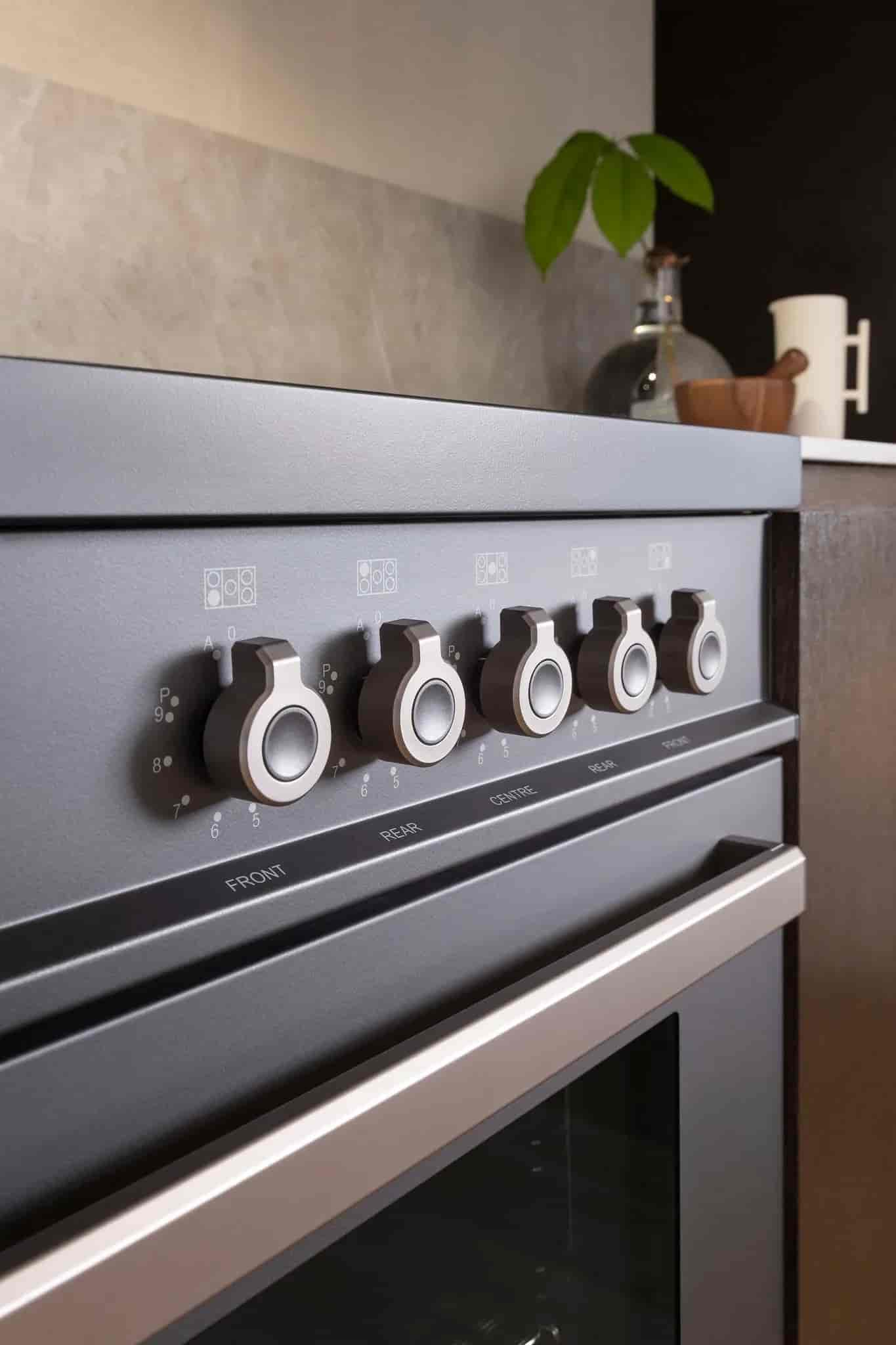 Bertazzoni Professional, Induktionsspis 100x60 2 Ugnar, Carbonio