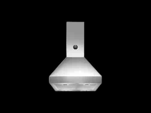 Bertazzoni, Fläkt vägghängd 60 cm, Rostfri