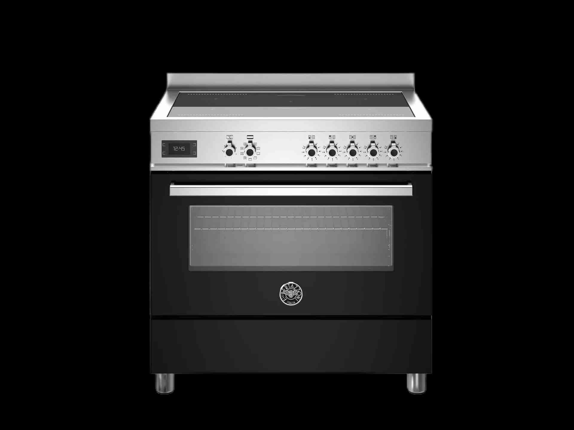 Bertazzoni Induktionsspis, Professional, 90x60 1 Ugn, Svart
