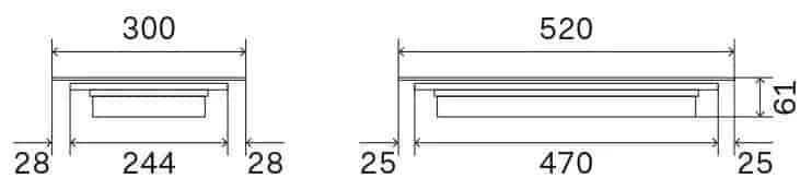 Ilve, Pro Line induktionshäll 30 cm, 2 zoner, touch