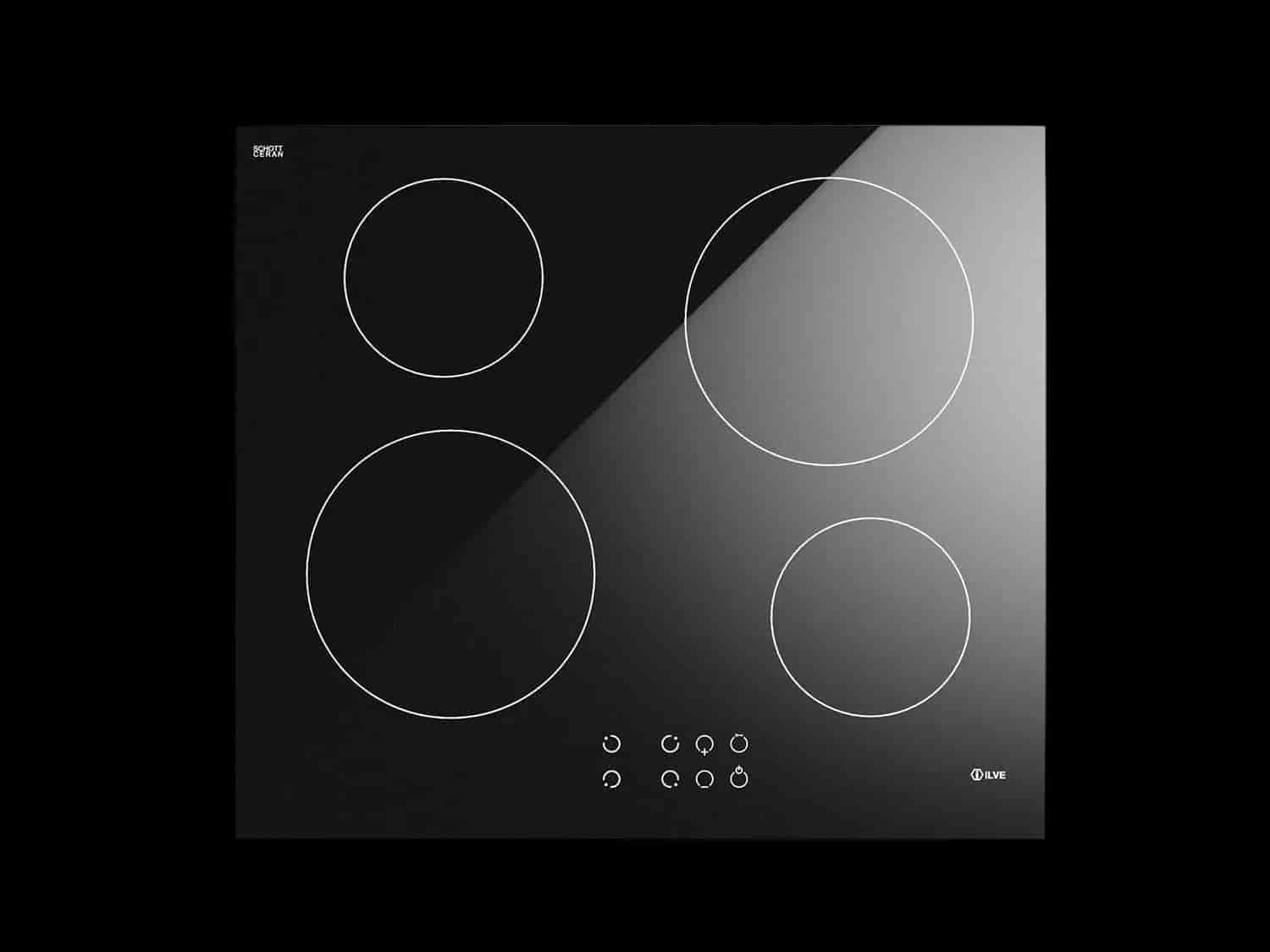 Ilve, Pro Line induktionshäll 60 cm, 4 zoner, touch