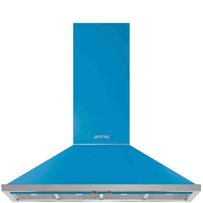 Smeg Portofino fläkt, 120cm, Blå