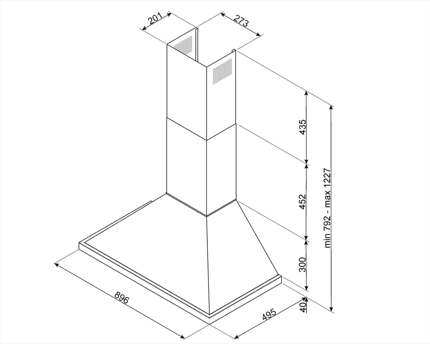 Smeg Portofino, 90cm röd, KPF9RD