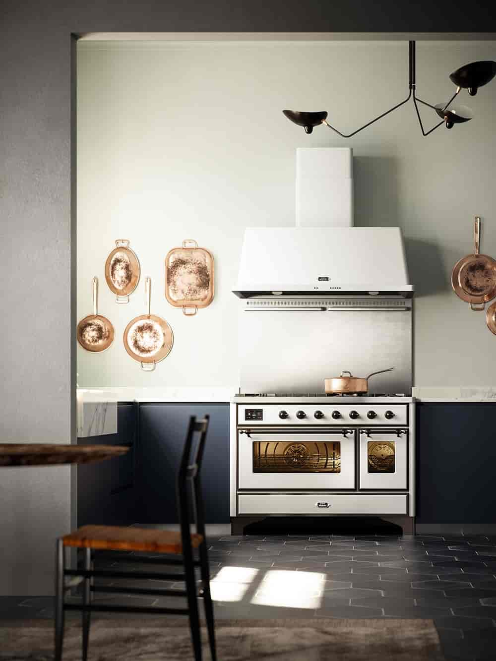 Ilve Majestic 120cm Dubbelugn Brons & Koppar