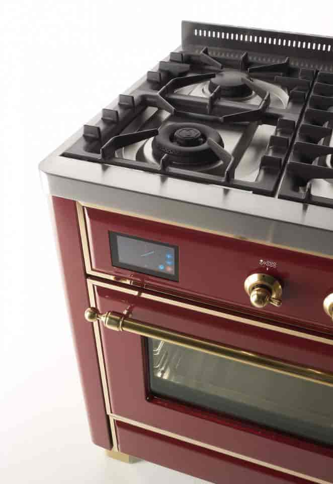 Ilve, Majestic spis 100 cm, 6 gas, 2 ugnar 60+30