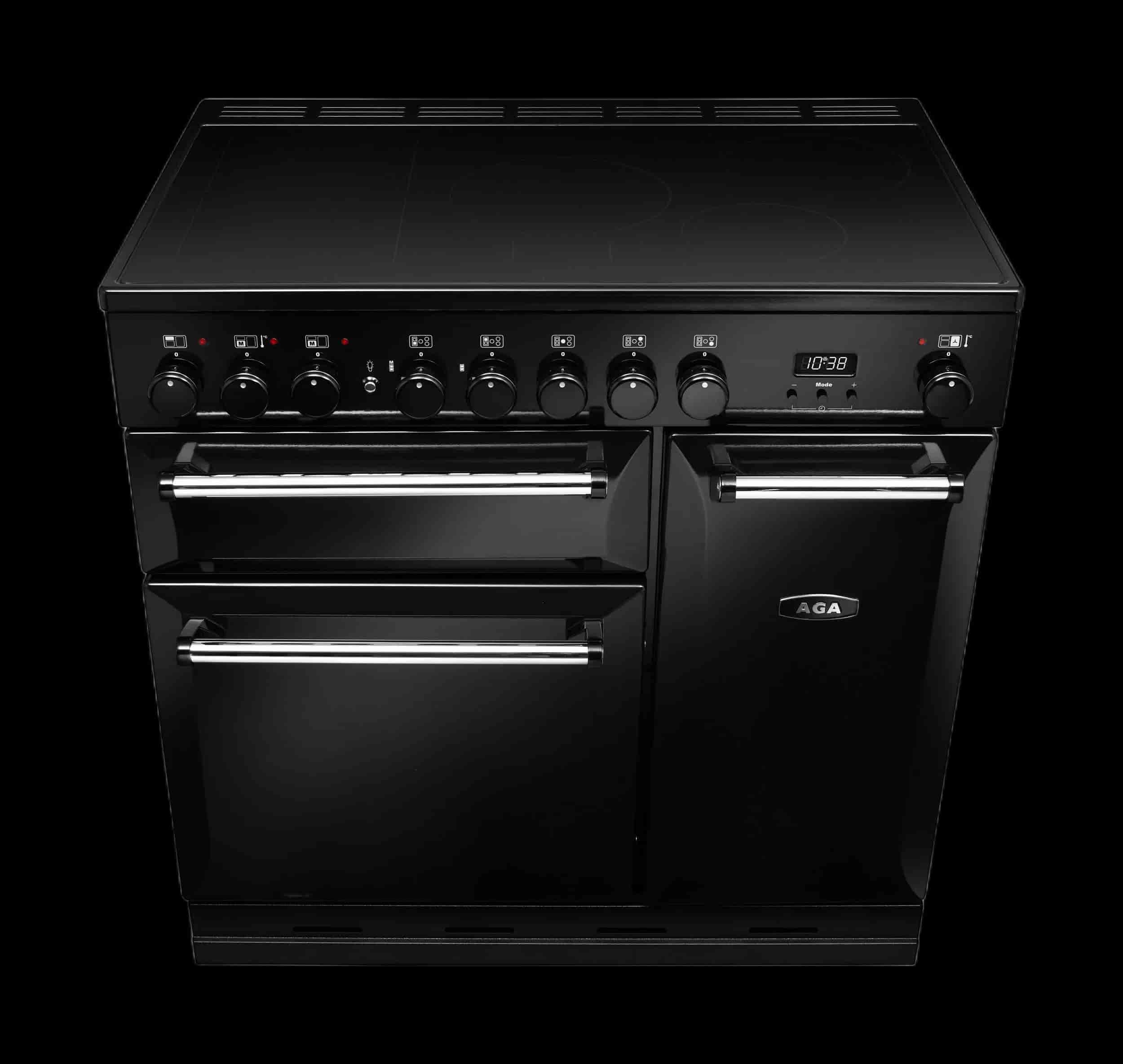 AGA Masterchef Deluxe Induktionsspis 90 cm, svart