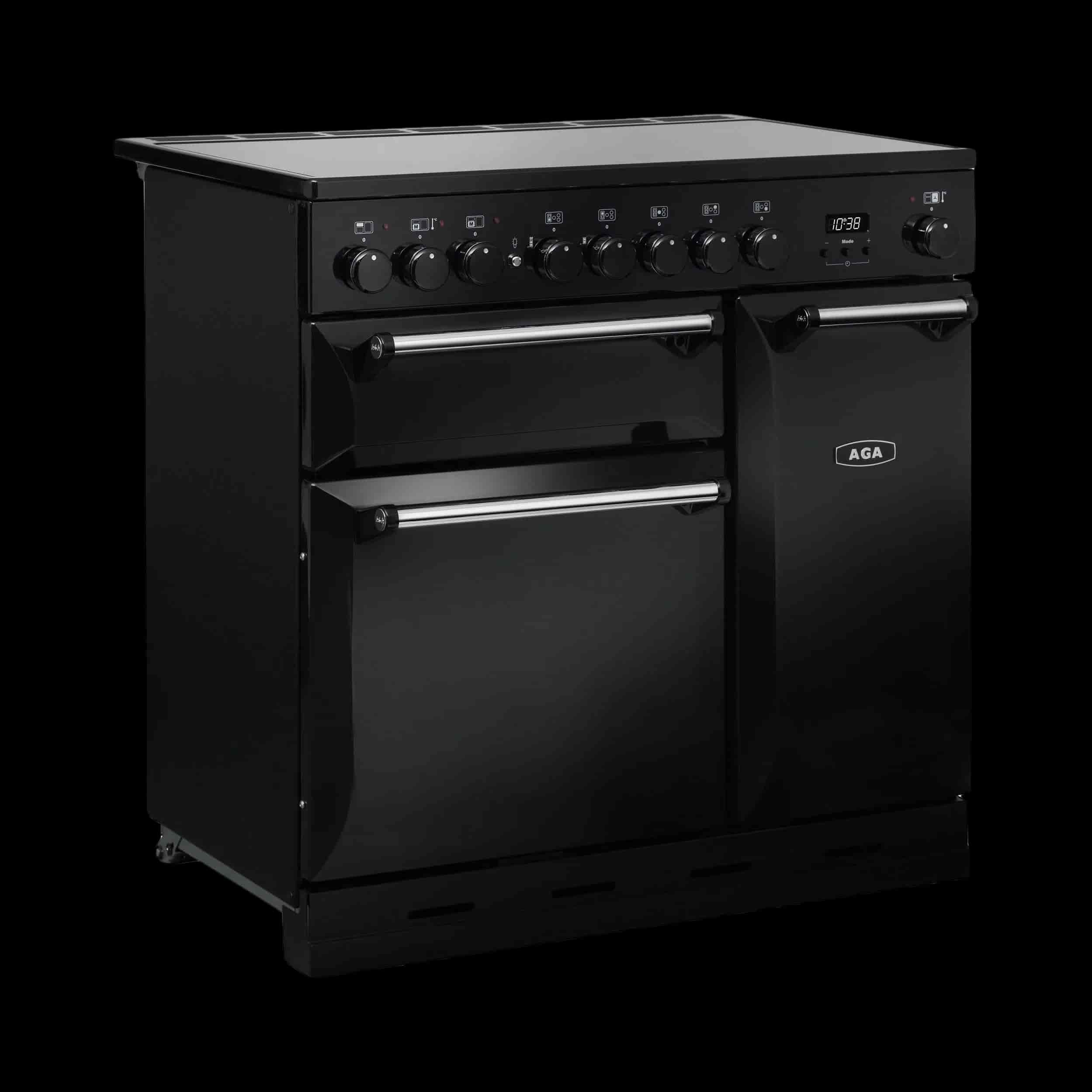 AGA Masterchef Deluxe Induktionsspis 90 cm, svart