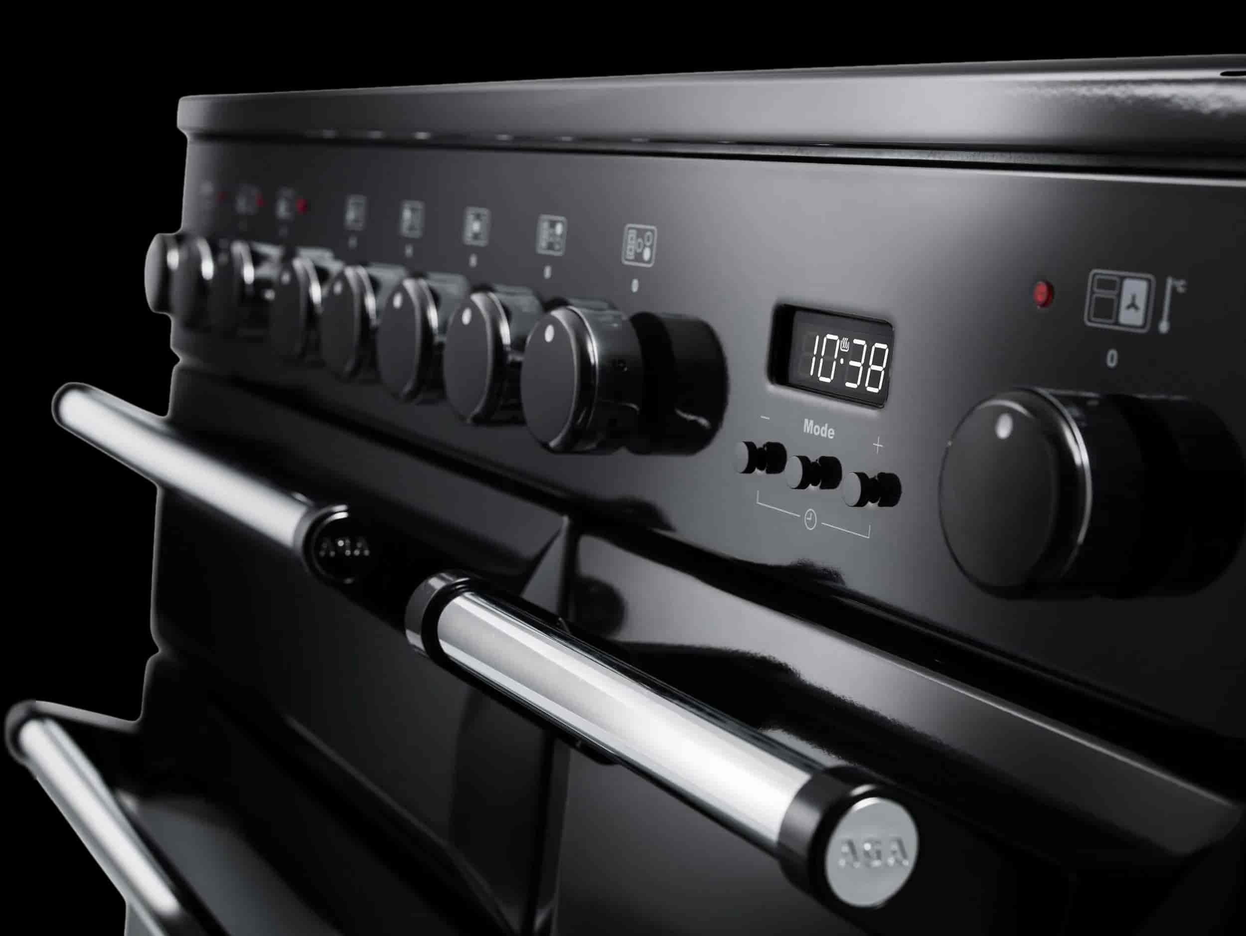 AGA Masterchef Deluxe Induktionsspis 90 cm, tranbärsröd