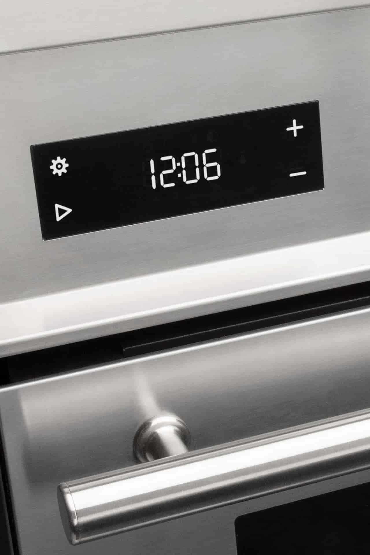 Boretti Milano Induktionsspis 90cm, 5 zoner + Flex, 1 ugn, rostfri