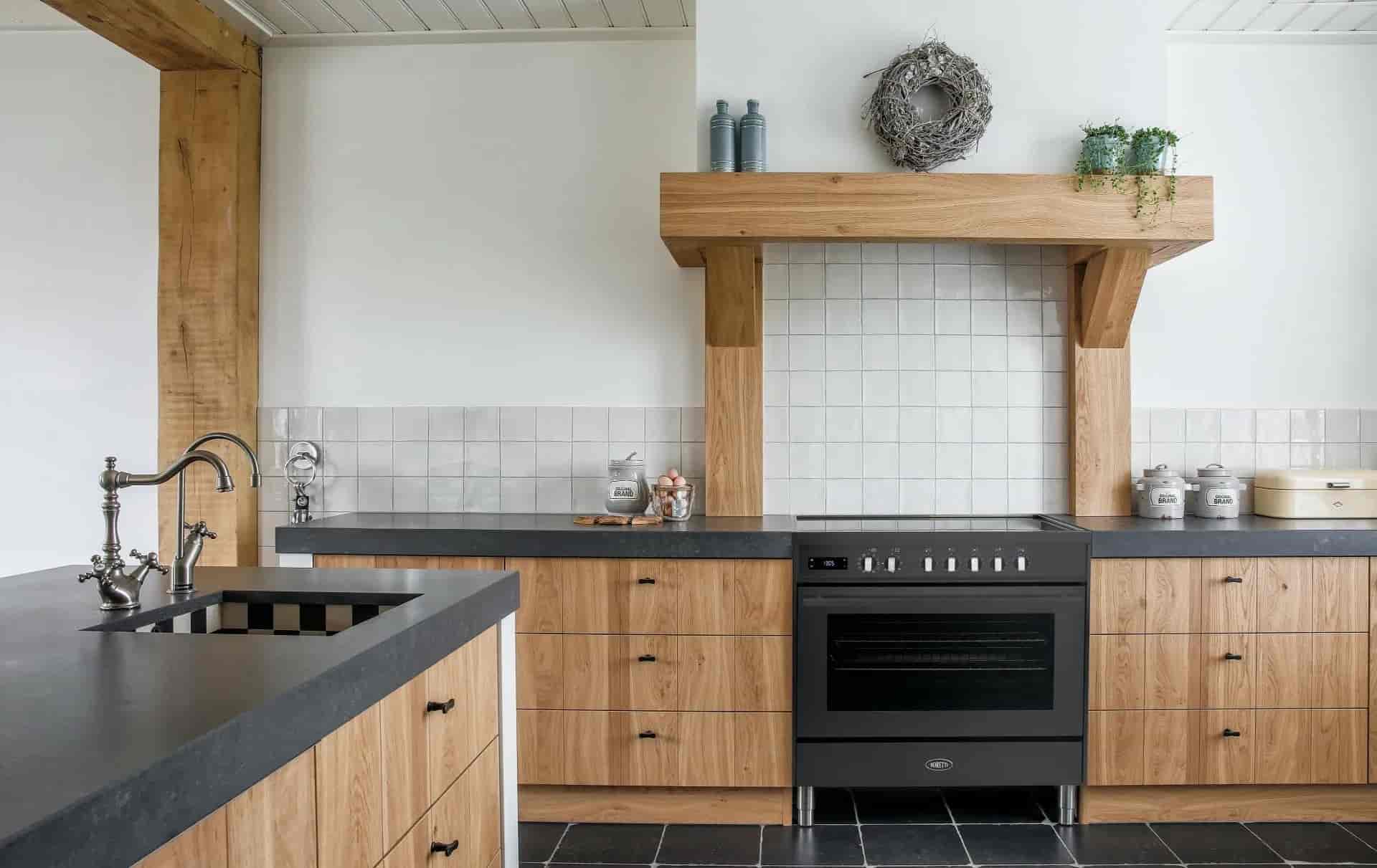 Boretti Milano Induktionsspis 90cm, 5 zoner + Flex, 1 ugn, svart