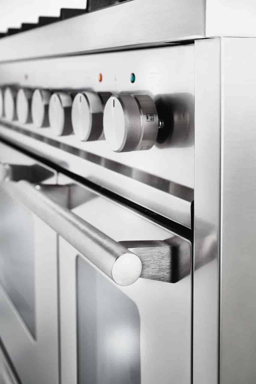 Ilve, Professional Plus spis 90 cm, 4 gas + stekbord, ugn 60 + 30