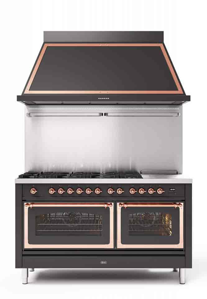 Ilve Noblesse Fläkt 150cm Mässing & Krom