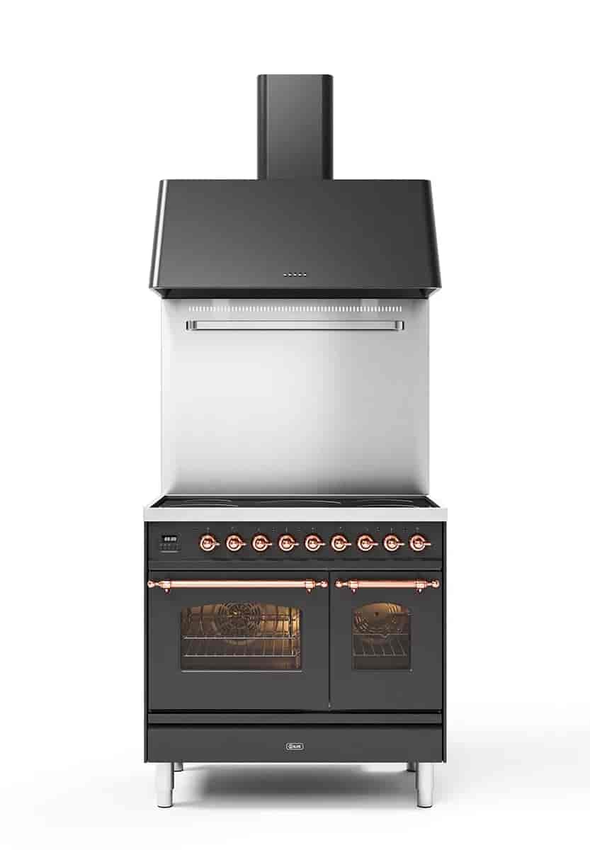Ilve, Nostalgie spis 90 cm, 6 gas, ugn 60 + 30