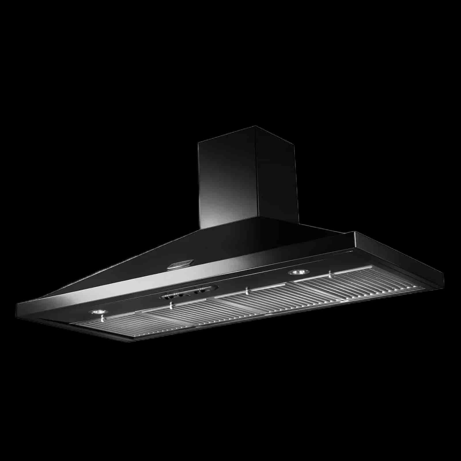 Falcon Plus 90Cm Hood Black Chrome