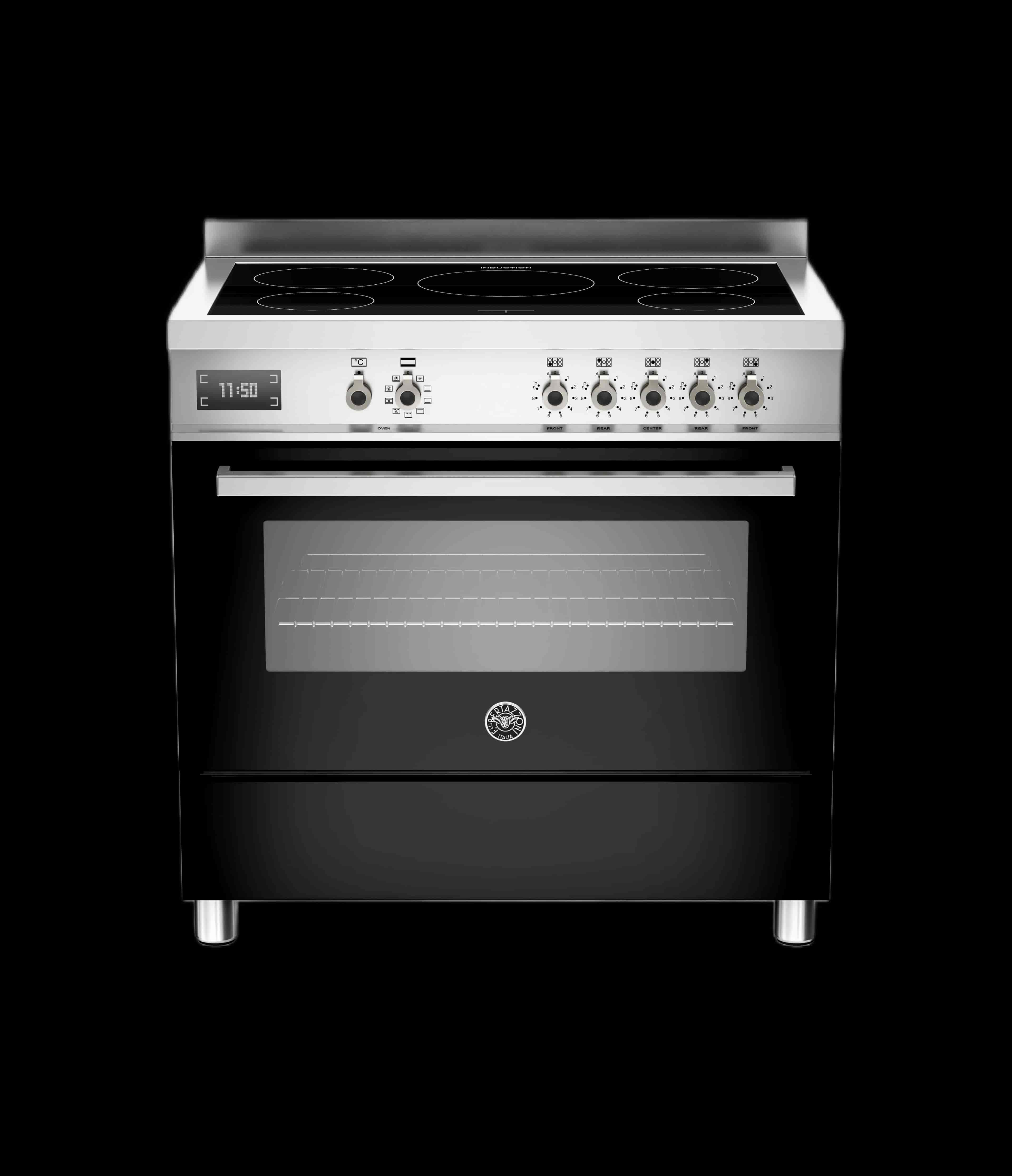 Bertazzoni, Professional induktion 90 cm, Svart