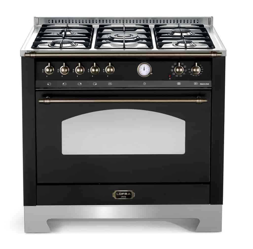 Lofra, Spis - Dolce Vita 90 cm (1 ugn) (Svart/Brons) Gas