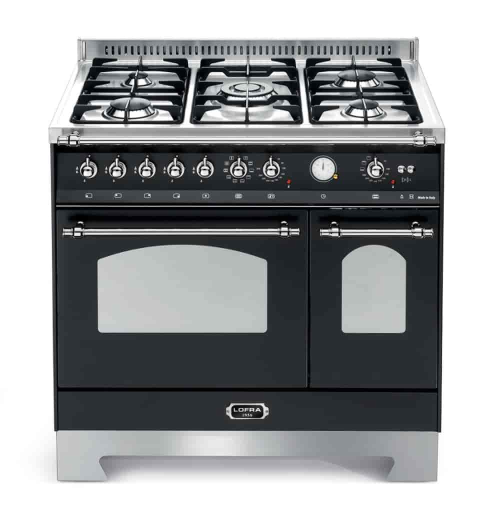 Lofra, Spis - Dolce Vita 90 cm (2 ugnar) (Svart/Krom) Gas