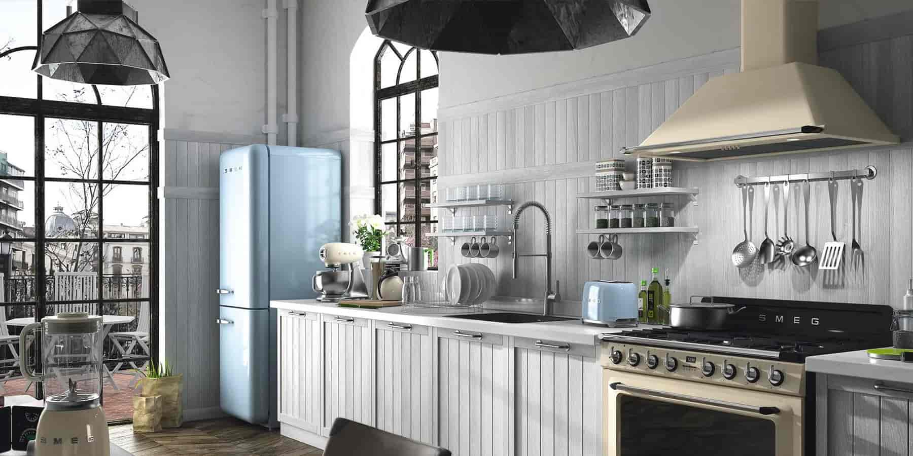 Smeg fläkt , KT90PE, Vit