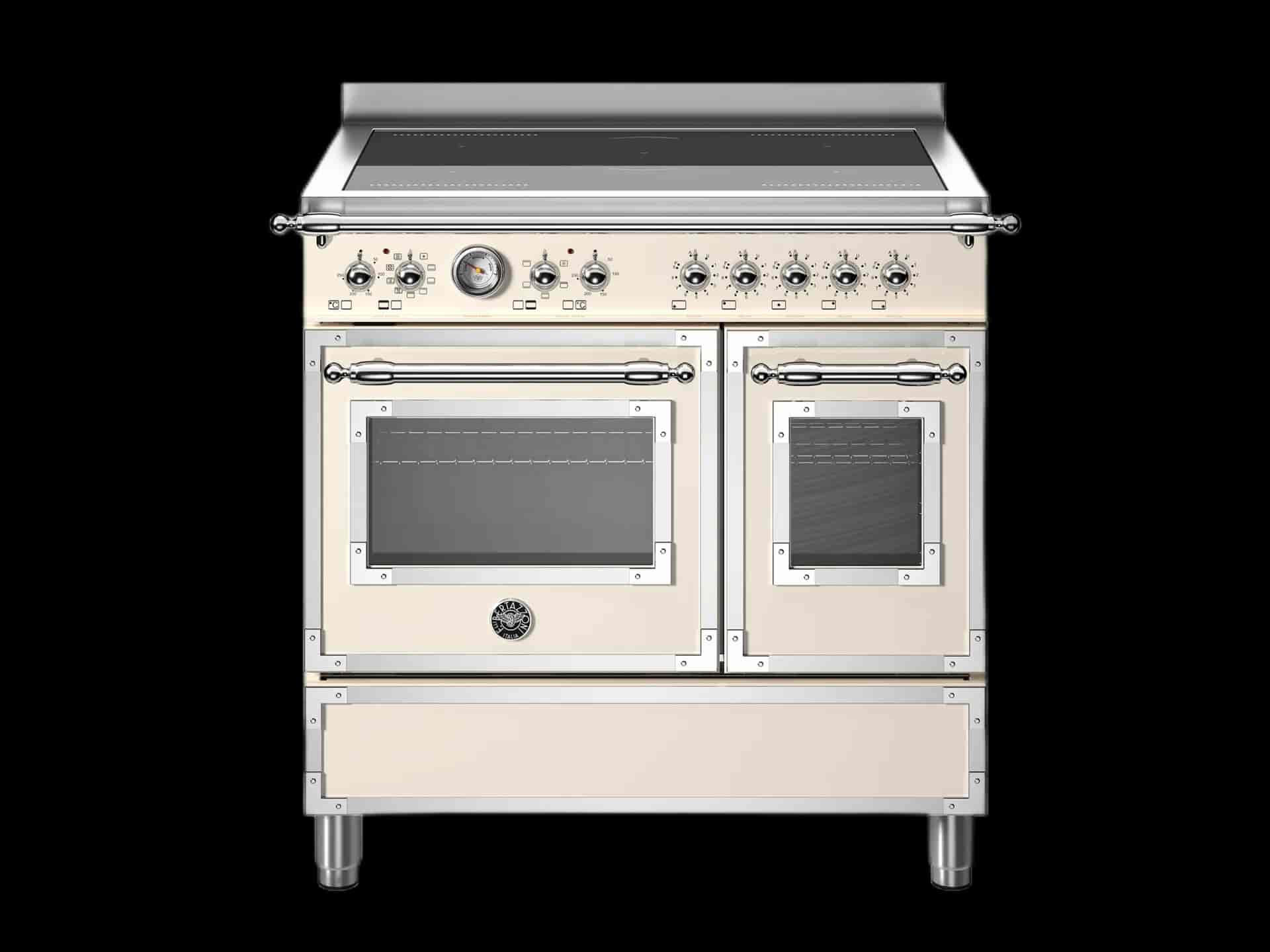 Bertazzoni spis, Heritage, Spis 90x60, 2 Ugnar, Elfenben