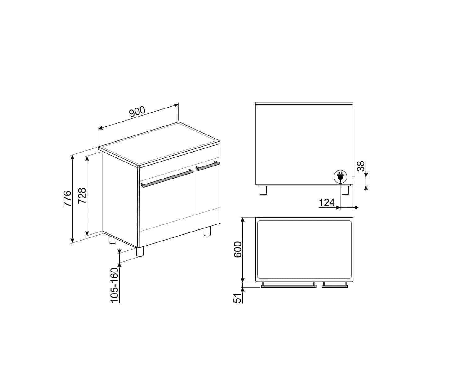Smeg SSK92IMX8