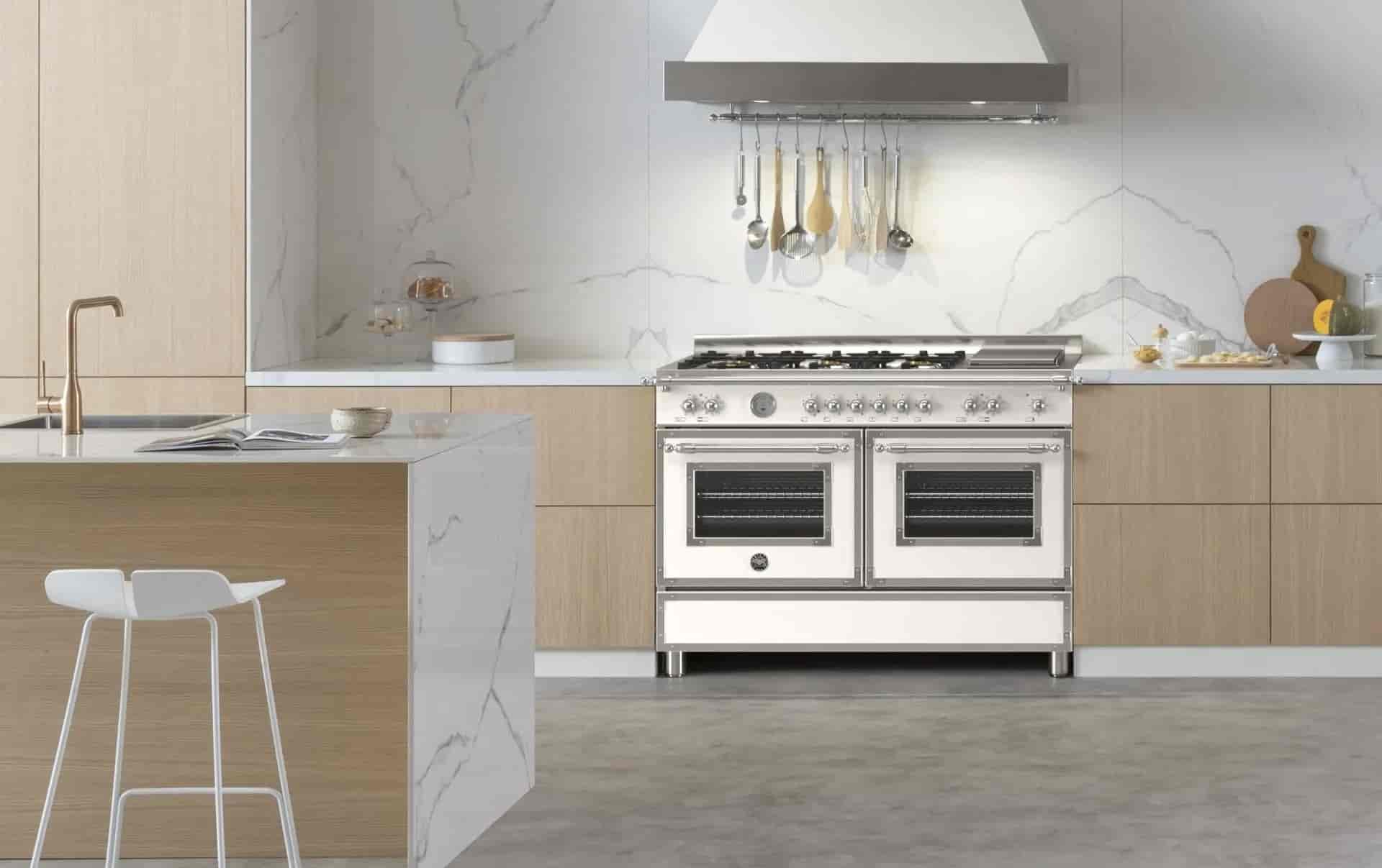 Bertazzoni Heritage, Spis 120x60 2 Ugnar, Elfenben