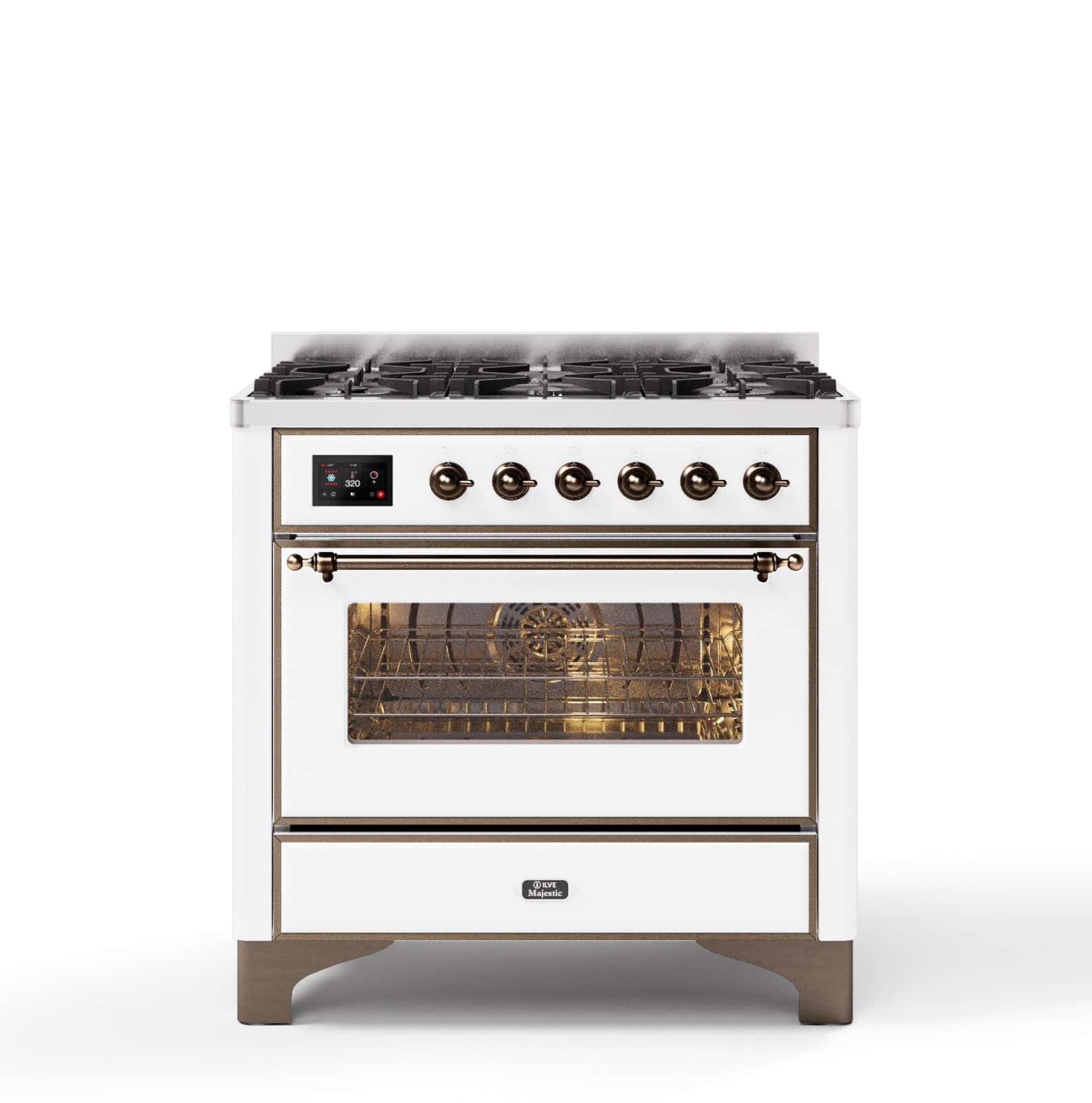 Ilve Majestic Spis 90cm 1ugn Brons & Koppar